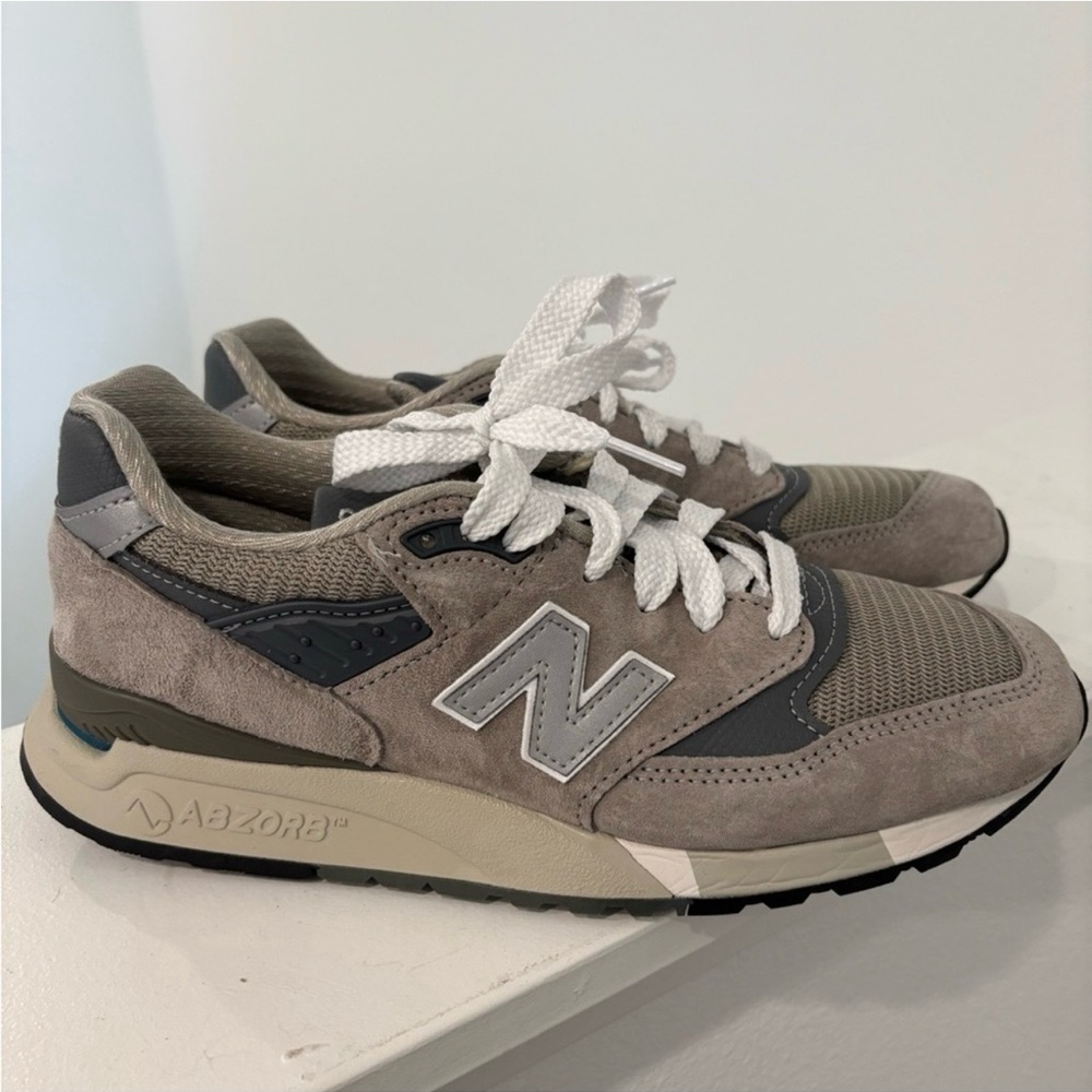 New Balance Men's Gray 998 Sneakers